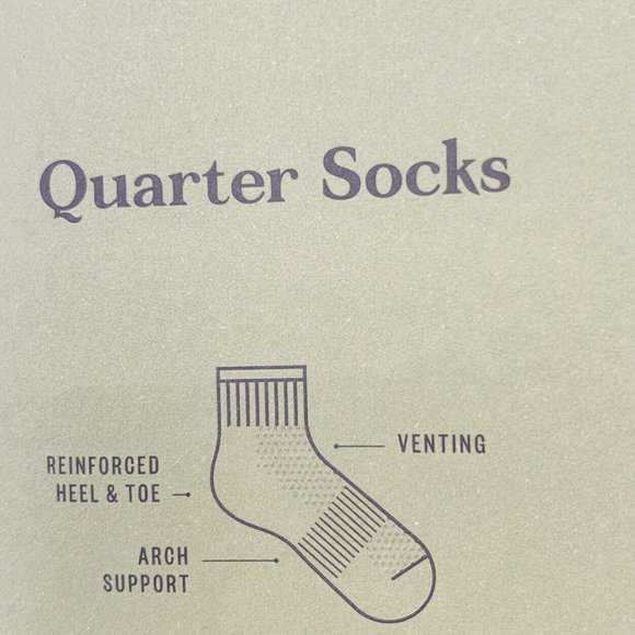 3 Packs Goodfellow & Co Men’s Black Quarter Socks - Picture 4 of 6